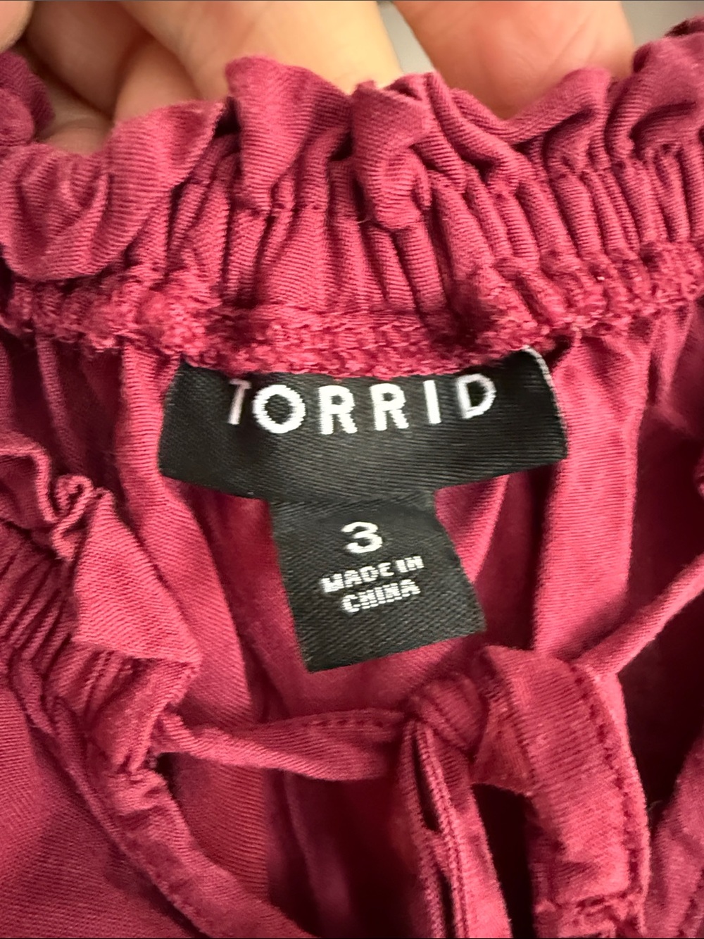 torrid Raspberry Red Midi Dress with Ruffle Hem - Picture 2 of 7